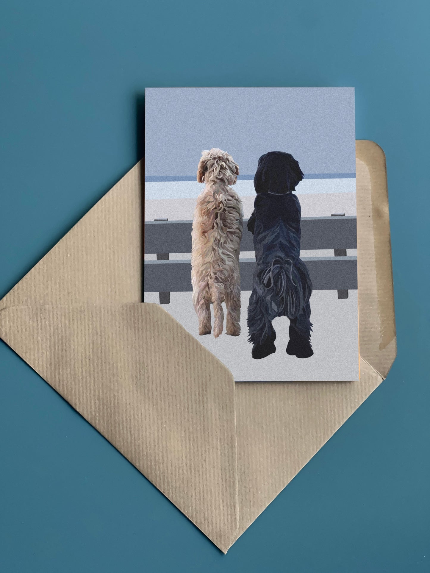 BEACH BUDDIES Greeting Card