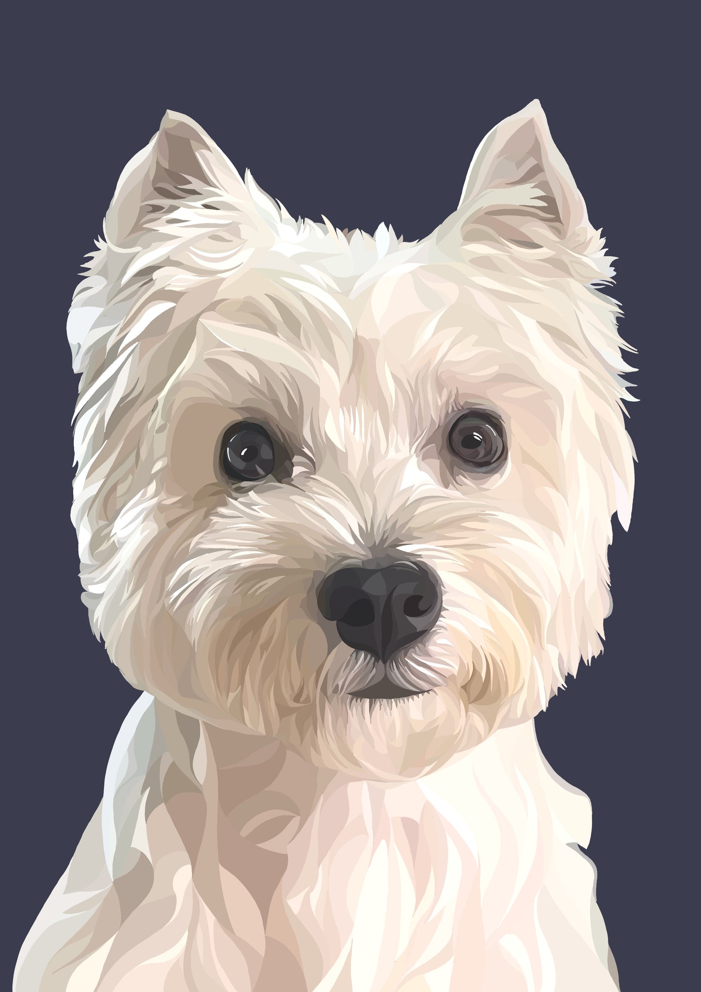 WESTIE Art Print