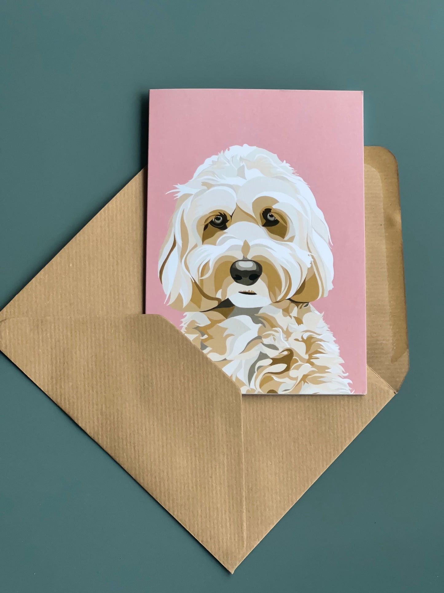 CAVAPOO Greeting Card