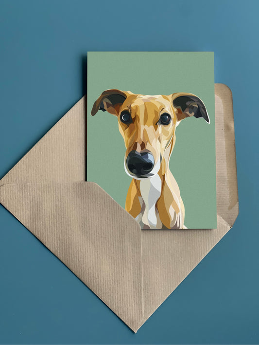 SIGHTHOUND Greeting Card