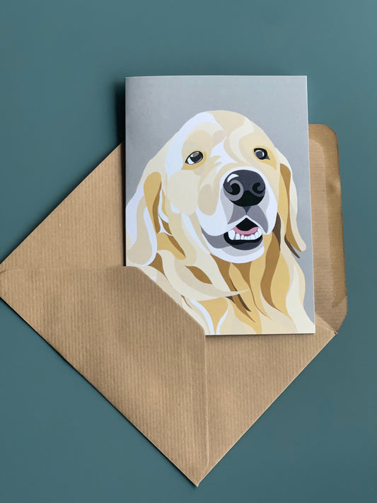 GOLDEN RETRIEVER Greeting Card