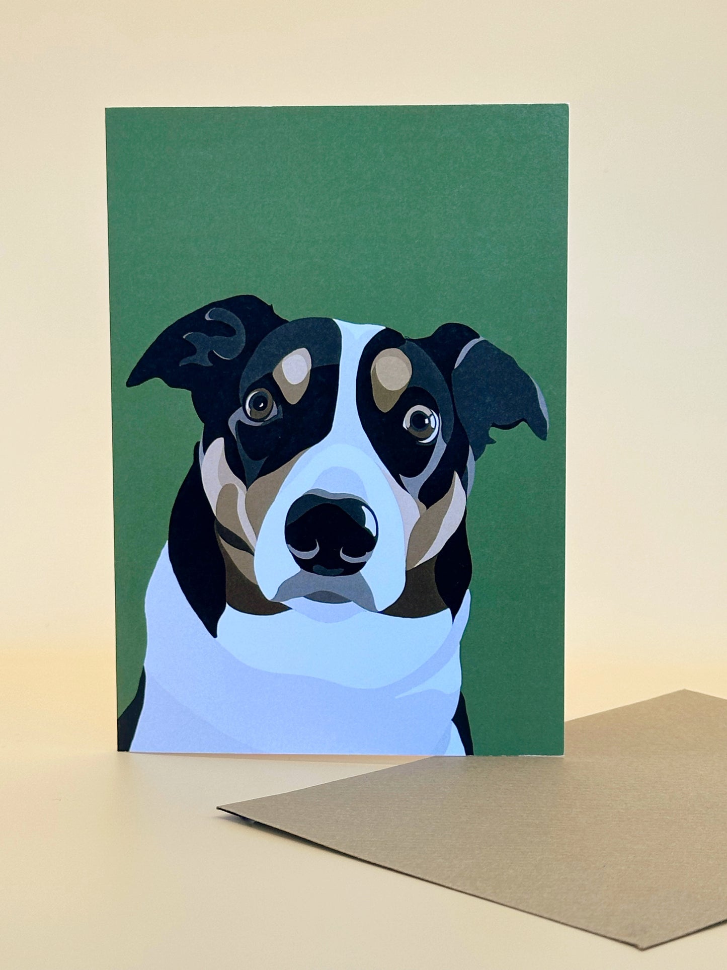 BORDER COLLIE Greeting Card