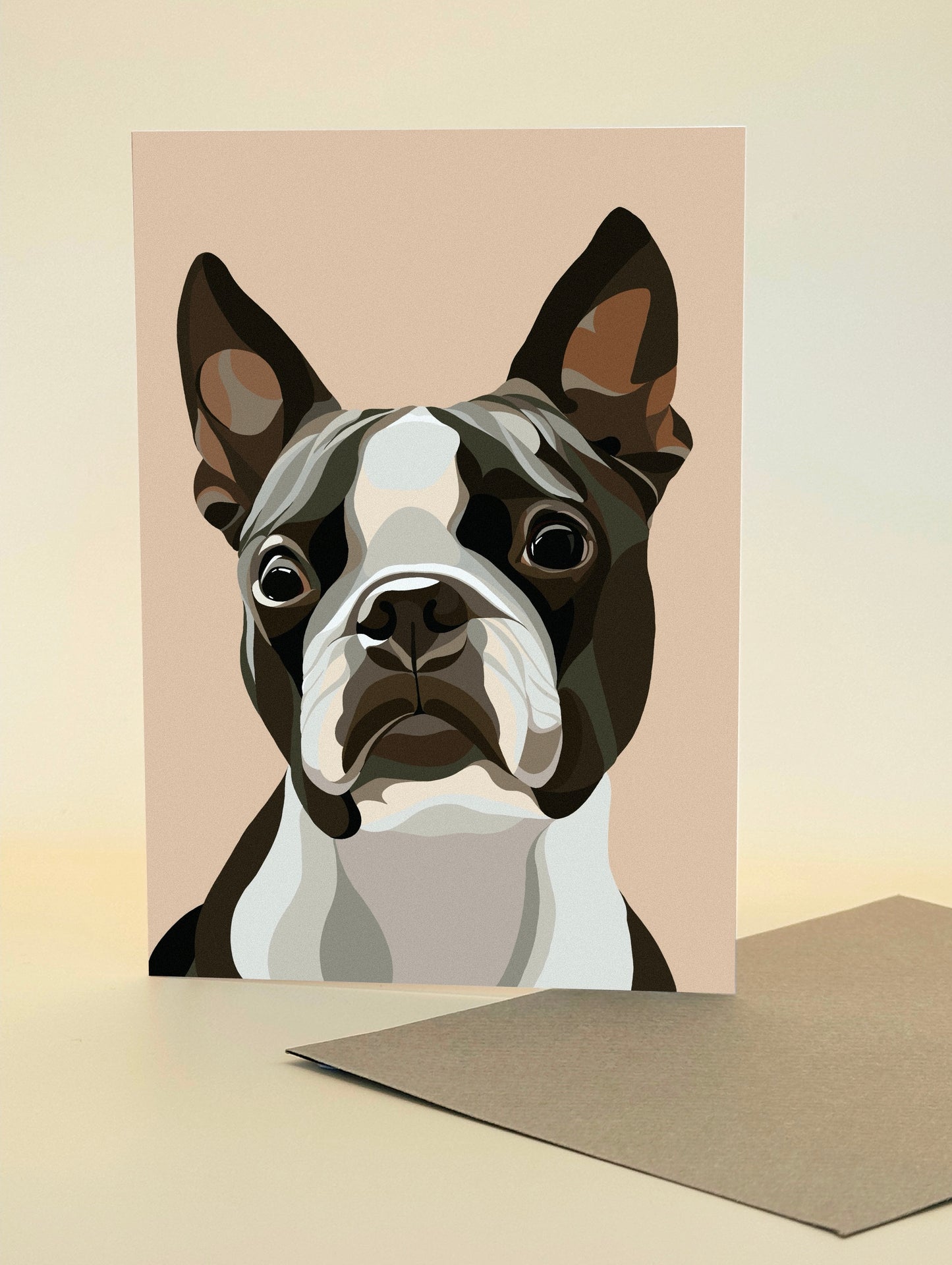 BOSTON TERRIER Greeting Card