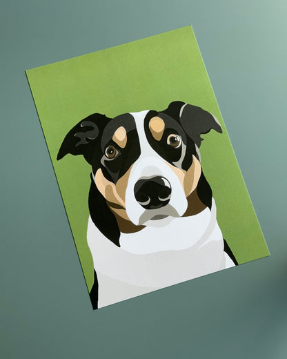 BORDER COLLIE Art Print