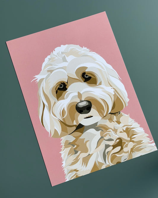 CAVAPOO Art Print