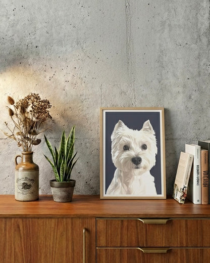 WESTIE Art Print
