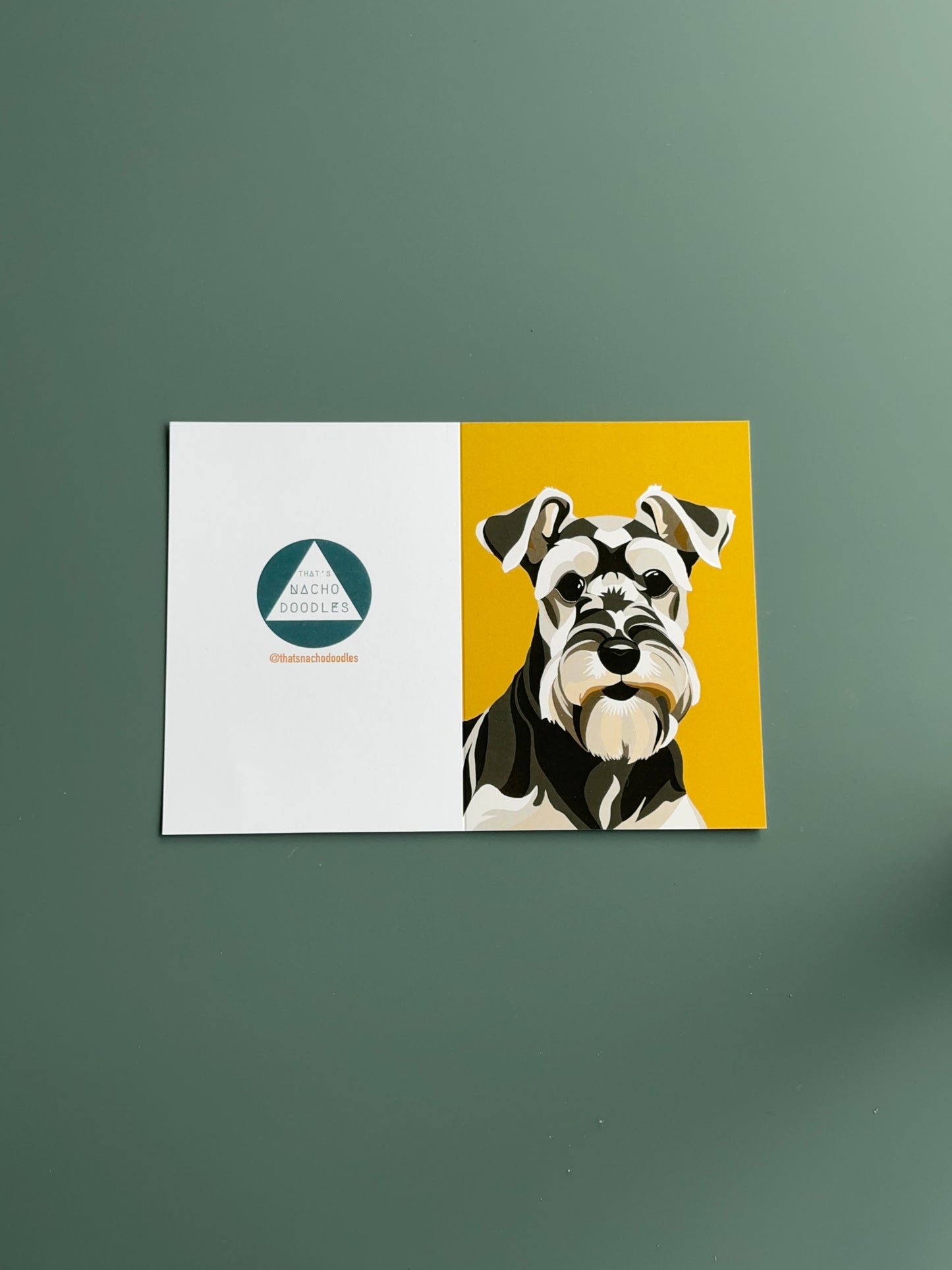 SCHNAUZER Greeting Card