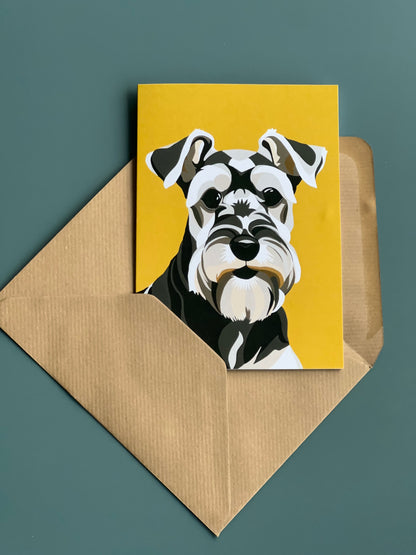 SCHNAUZER Greeting Card