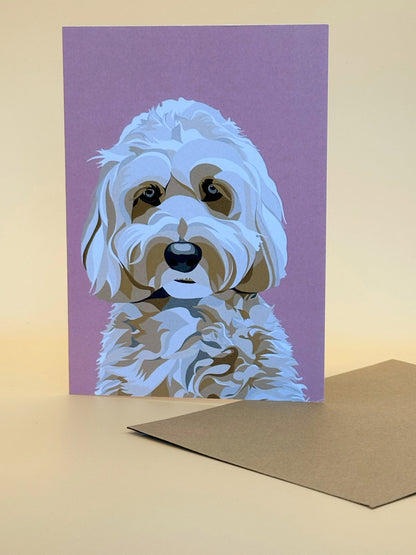 CAVAPOO Greeting Card