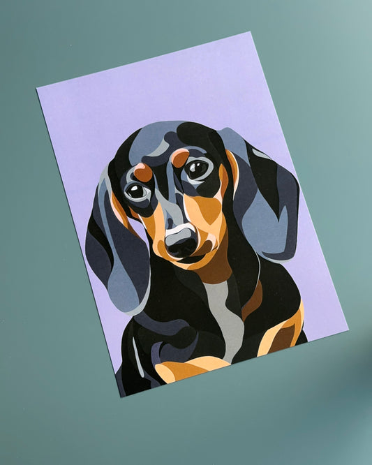 DACHSHUND Art Print