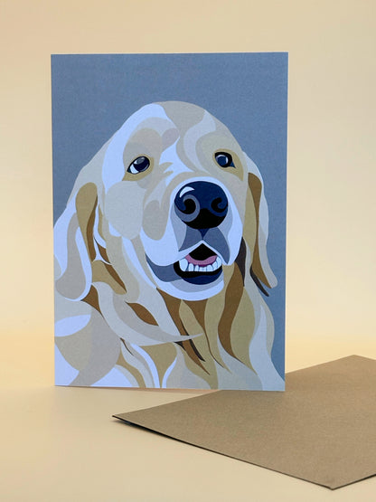 GOLDEN RETRIEVER Greeting Card