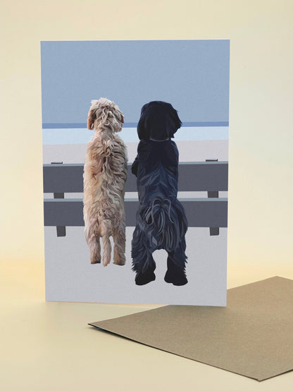 BEACH BUDDIES Greeting Card