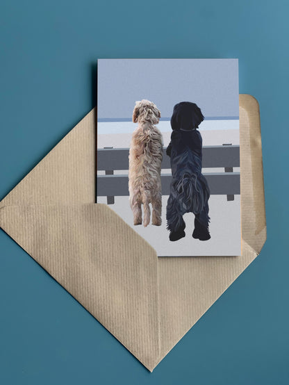 BEACH BUDDIES Greeting Card