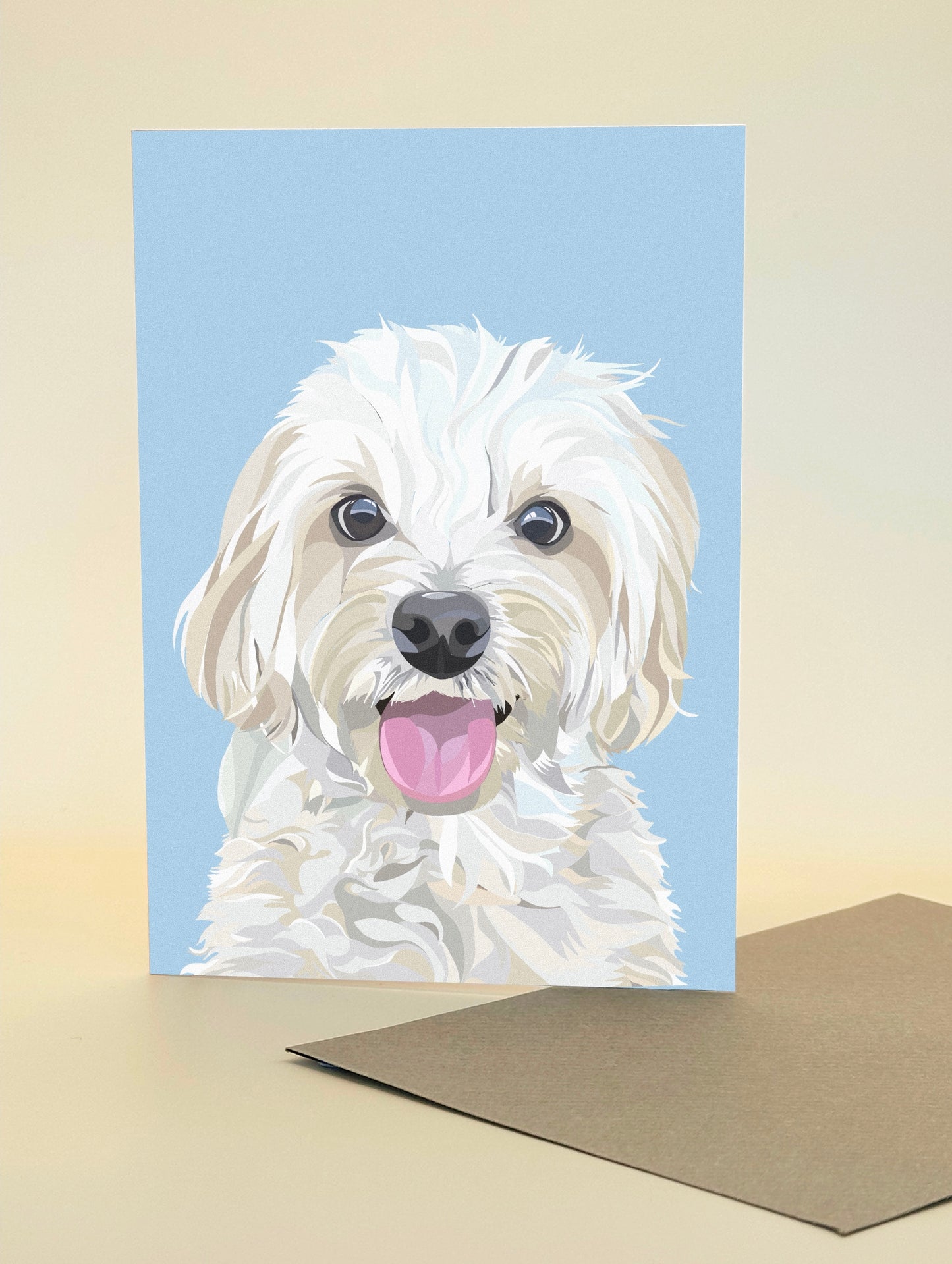 MALTIPOO Greeting Card