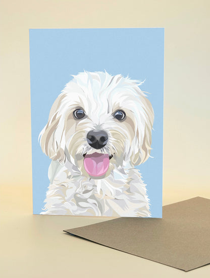 MALTIPOO Greeting Card