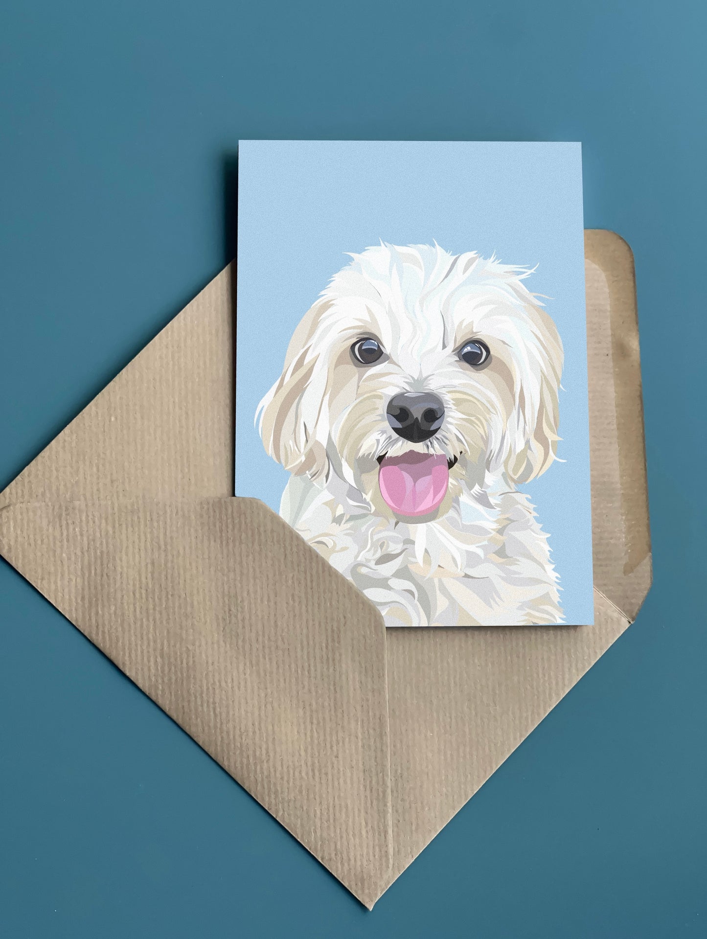 MALTIPOO Greeting Card