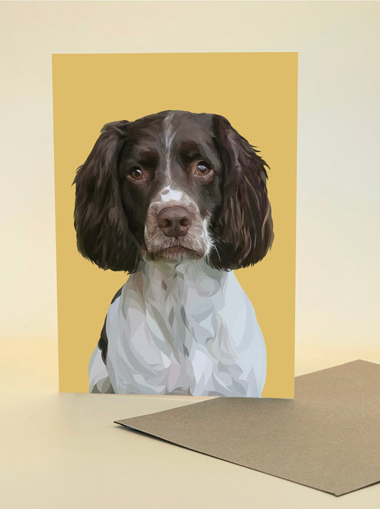 SPRINGER SPANIEL Greeting Card