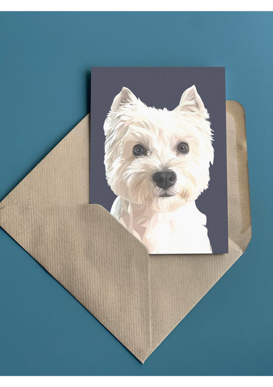 WESTIE Greeting Card