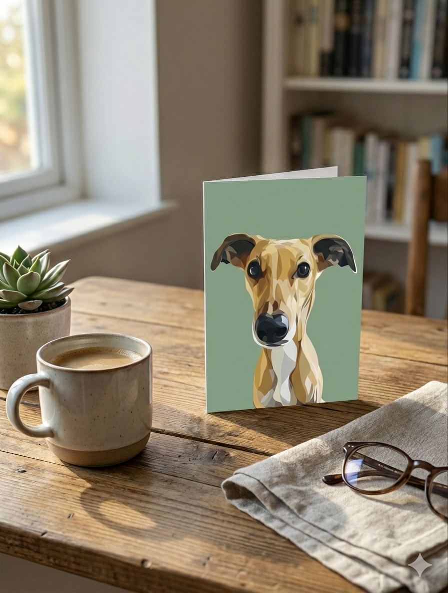 SIGHTHOUND Greeting Card